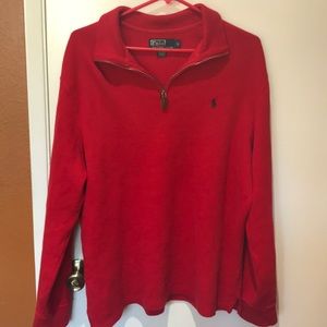 Polo by Ralph Lauren Red Long Sleeve LARGE